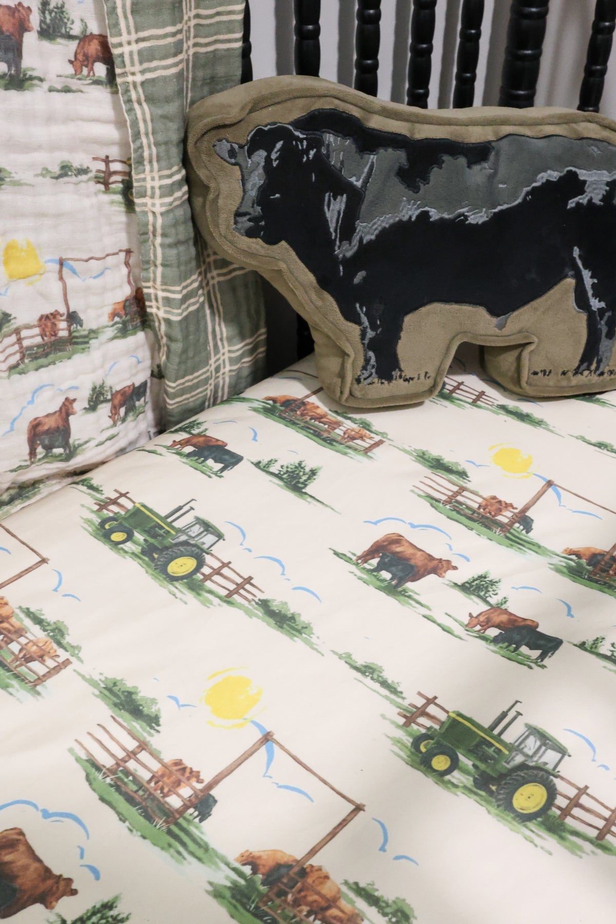 Ranch Life Jersey Cotton Crib Sheet | PREORDER