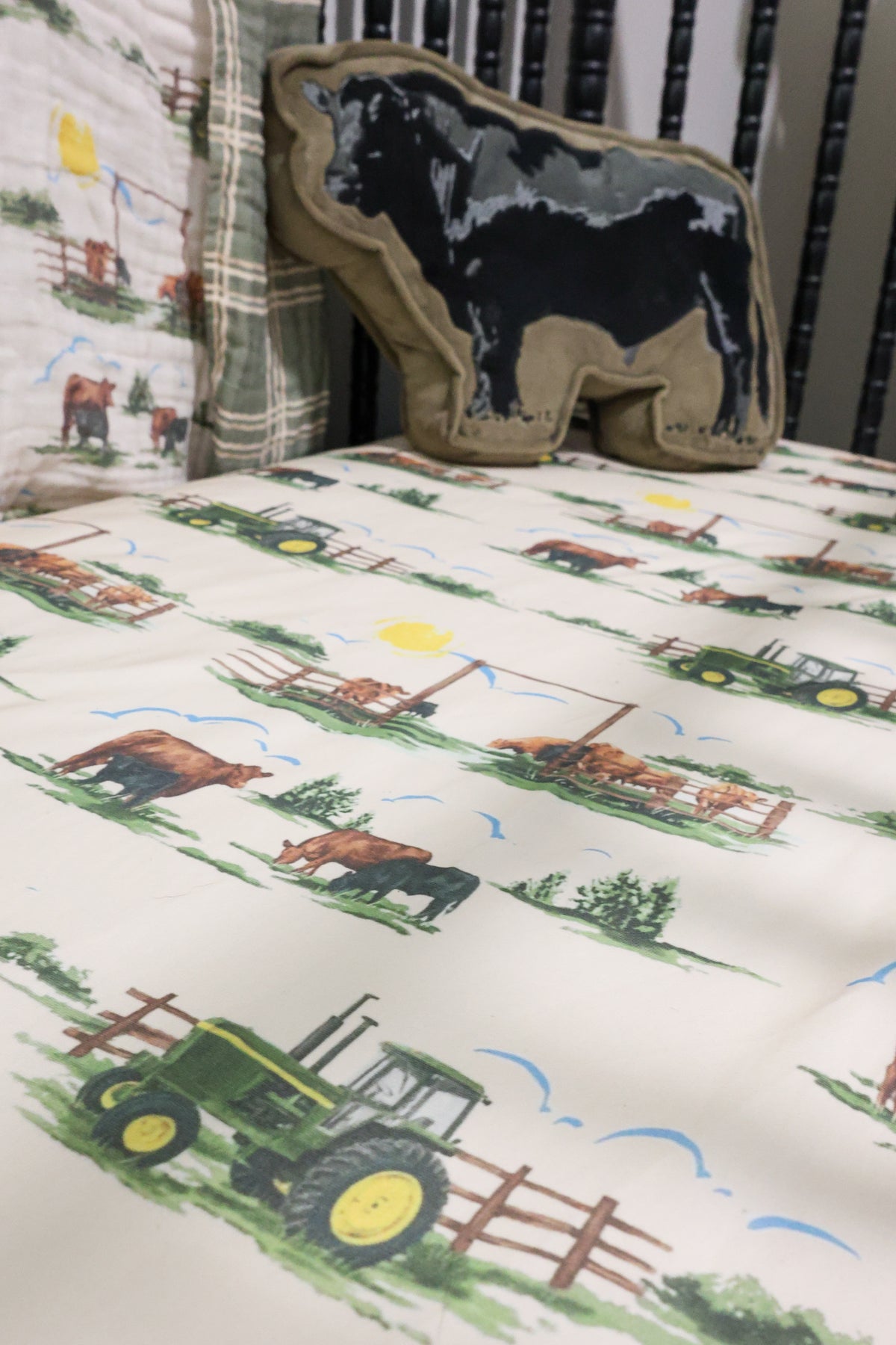 Ranch Life Jersey Cotton Crib Sheet | PREORDER