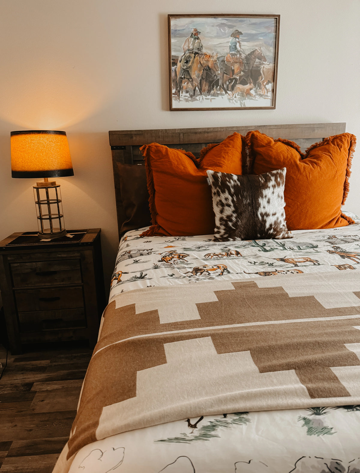 Western Heirloom Cotton Throw Blanket