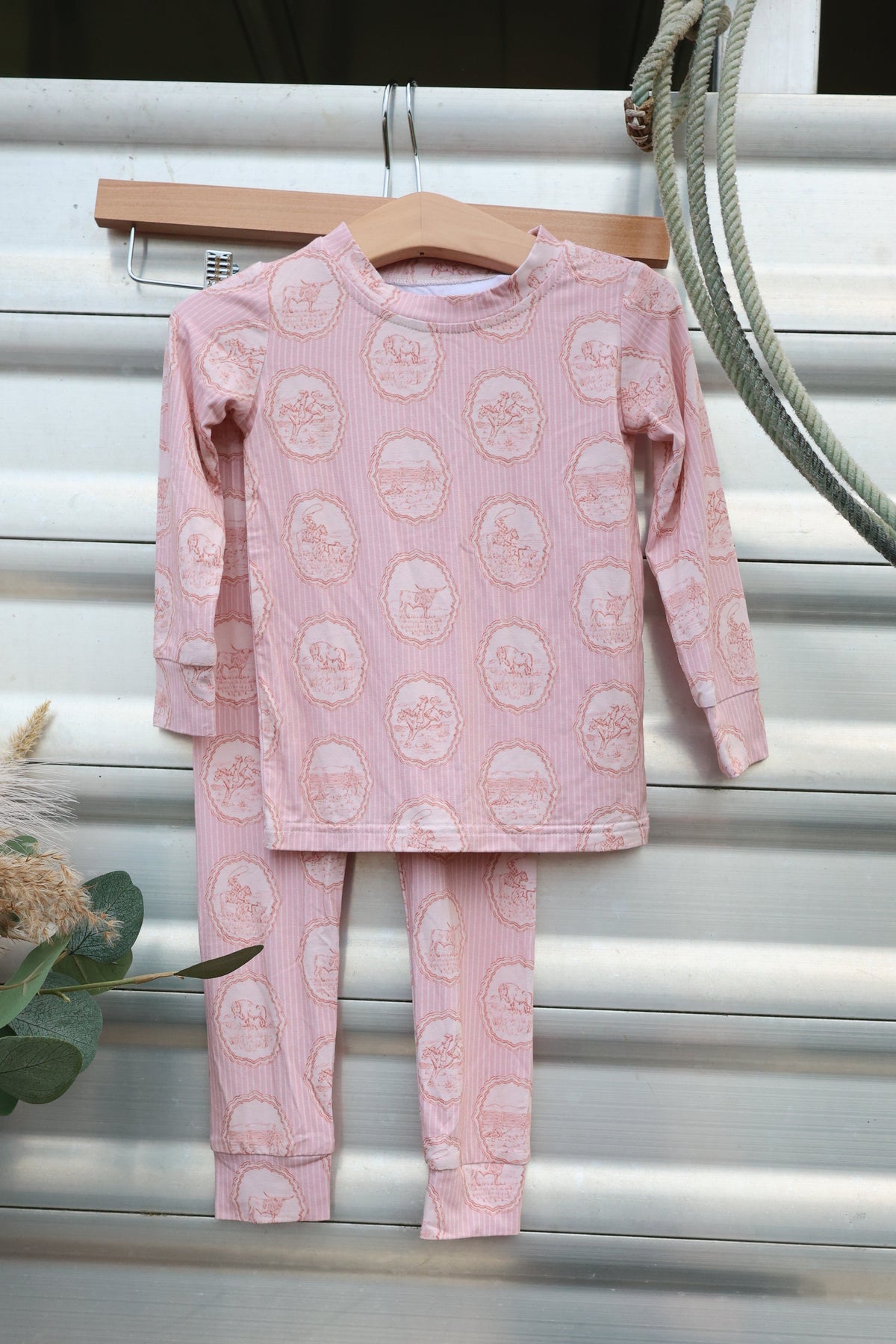 The Cowgirl Western Heirloom Two Piece Pajama Set | PREORDER