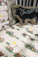Ranch Life Jersey Cotton Crib Sheet | PREORDER