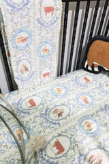 Bluebonnet Ranch Jersey Cotton Crib Sheet | PREORDER