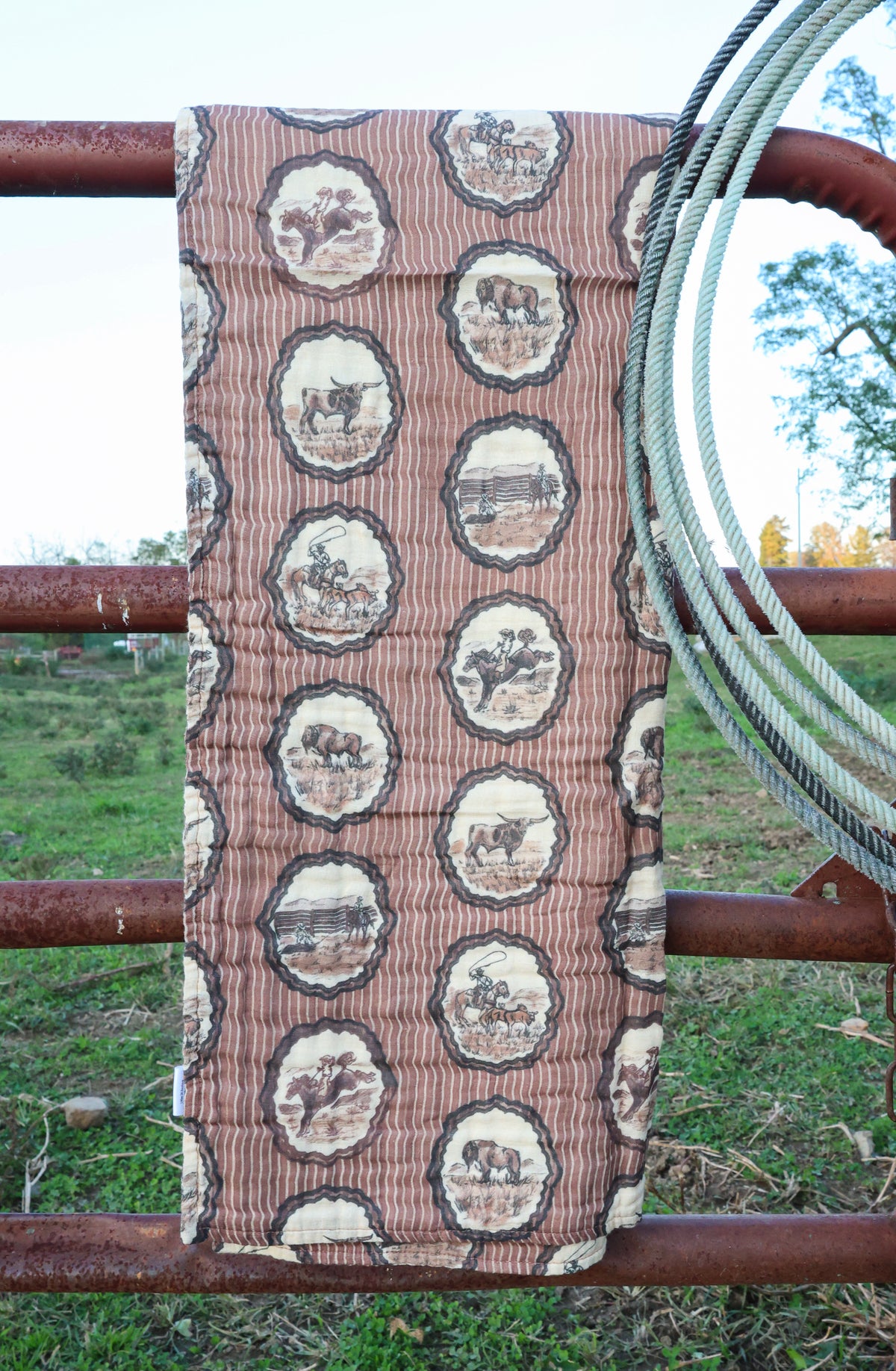 The Cowboy Heirloom Muslin Blanket | PREORDER