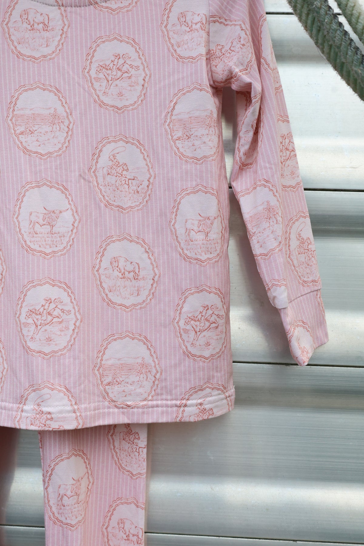 The Cowgirl Western Heirloom Two Piece Pajama Set | PREORDER
