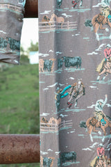 Saddle Up & Round 'Em Up Bamboo Convertible Sleeper | PREORDER