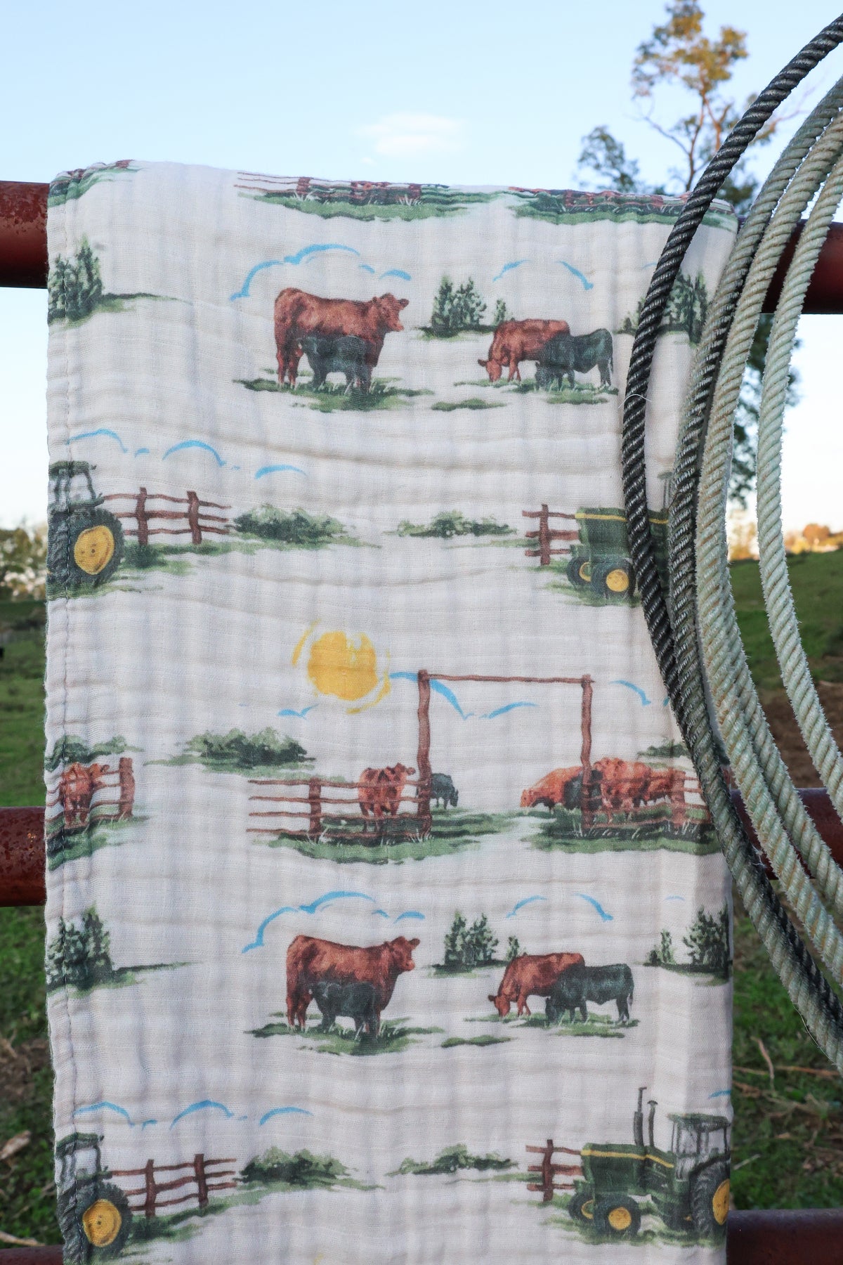 The Ranch Life Muslin Blanket | PREORDER