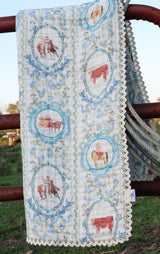 The Bluebonnet Ranch Muslin Blanket | PREORDER