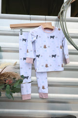 The Angus Blush Two Piece Pajama Set | PREORDER