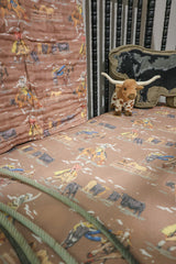 Saddle Up & Round ’Em Up Jersey Cotton Crib Sheet | PREORDER