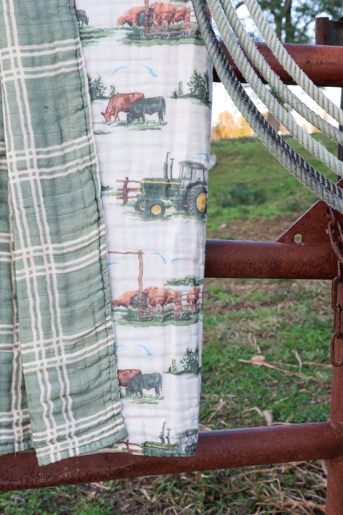 The Ranch Life Muslin Blanket | PREORDER