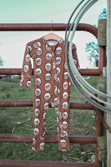 Cowboy Western Heirloom Bamboo Convertible Sleeper | PREORDER