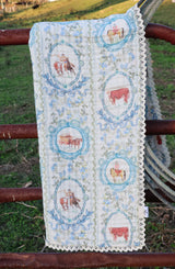 The Bluebonnet Ranch Muslin Blanket | PREORDER