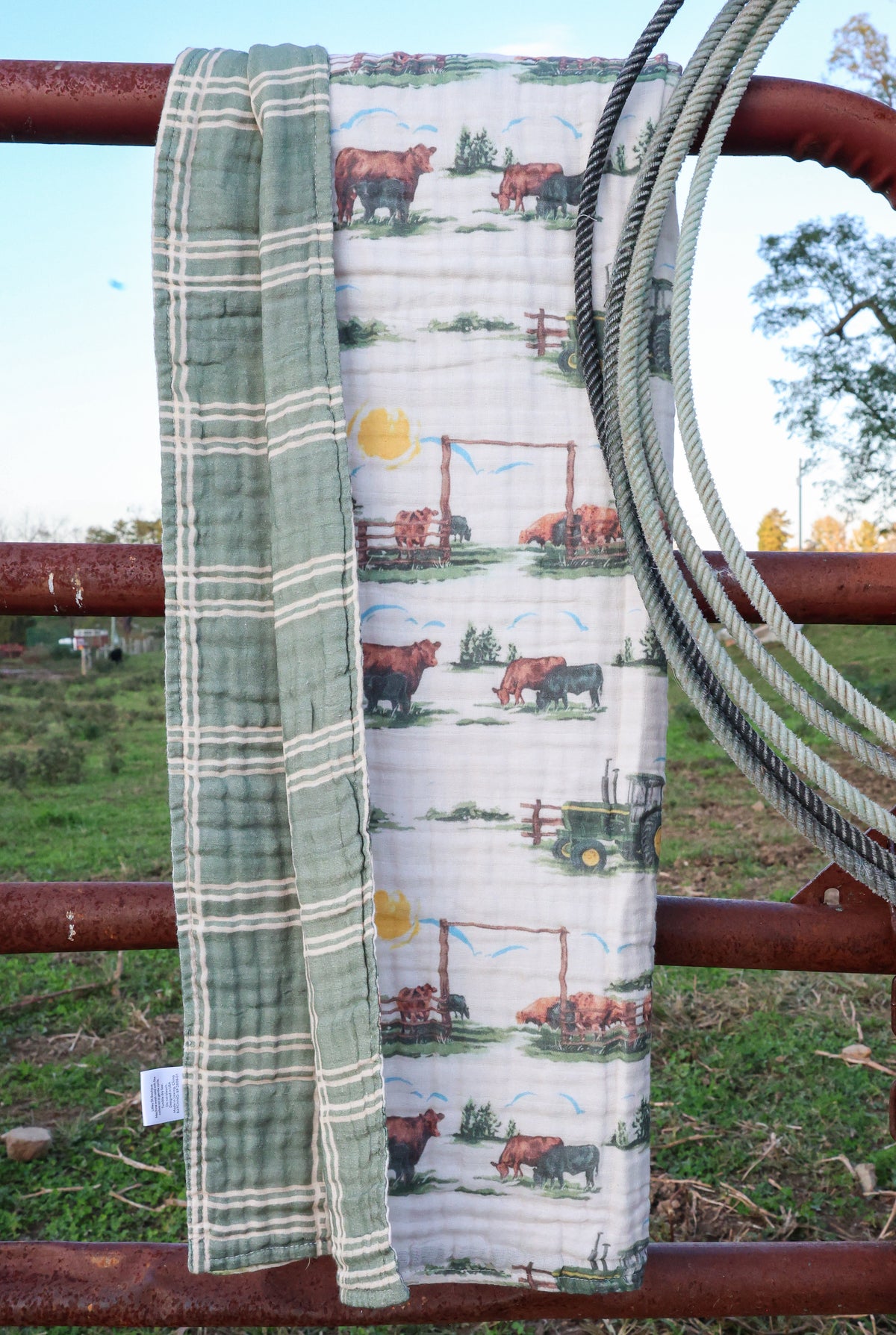 The Ranch Life Muslin Blanket | PREORDER