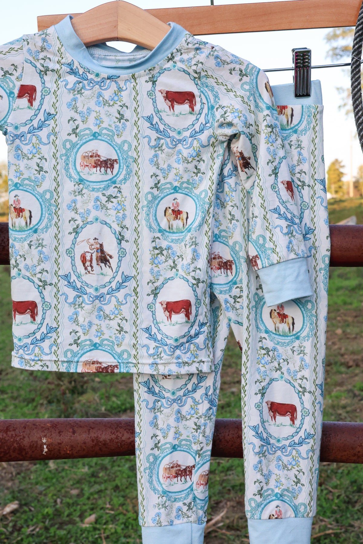 Bluebonnet Ranch Two Piece Pajama Set | PREORDER