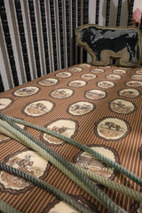 Cowboy Western Heirloom Jersey Cotton Crib Sheet | PREORDER