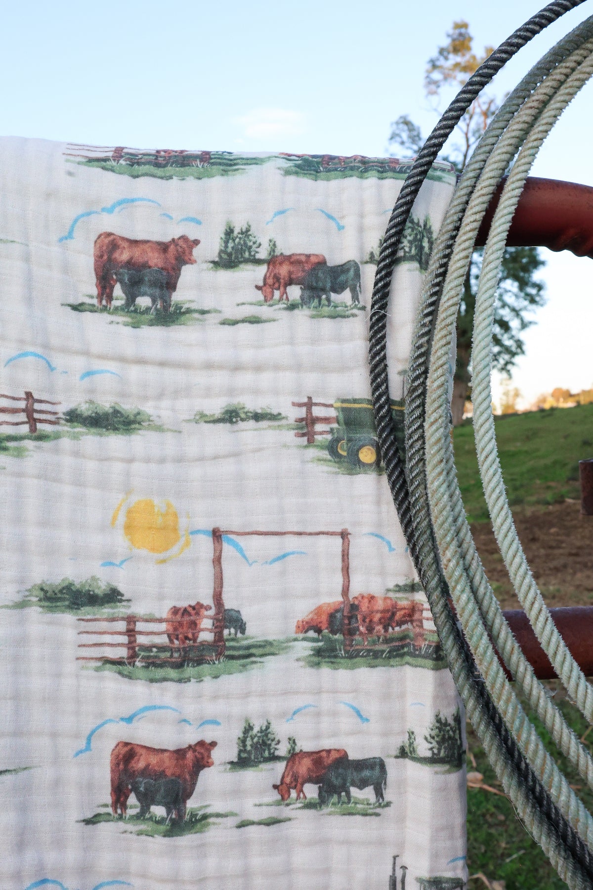 The Ranch Life Muslin Blanket | PREORDER