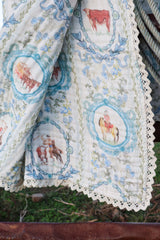 The Bluebonnet Ranch Muslin Blanket | PREORDER
