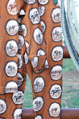 Cowboy Western Heirloom Two Piece Pajama Set | PREORDER