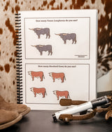 Cowkid Ranch Workbook – Reusable ABC & 123 Dry Erase Book