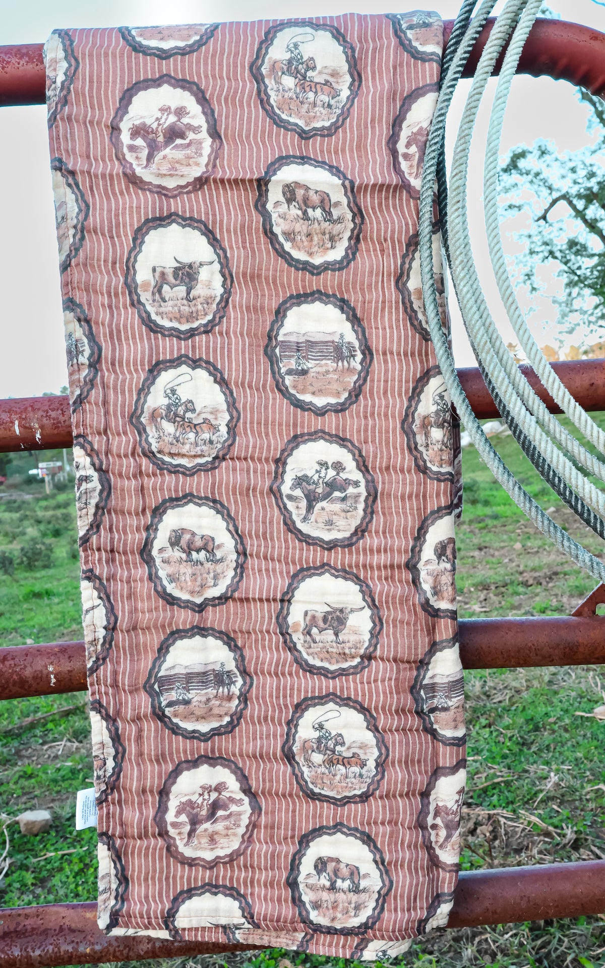 The Cowboy Heirloom Muslin Blanket | PREORDER