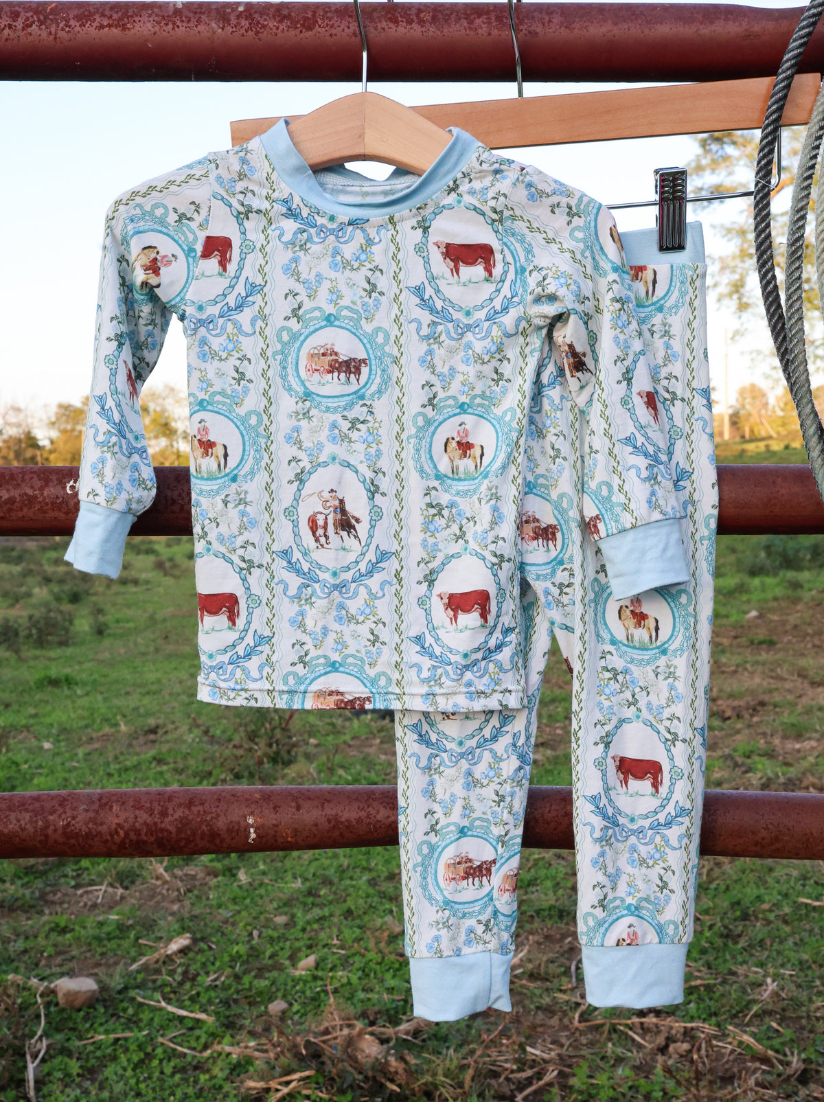 Bluebonnet Ranch Two Piece Pajama Set | PREORDER