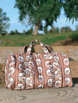 Western Quilted Ruffle Duffel Bag | PREORDER